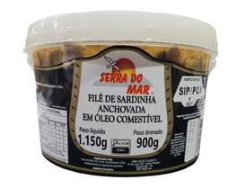 Fillet de Peixe Anchovado ao Óleo - Sardinha 900 gr