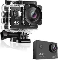 Filmadora 4K, Camera Filmadora, 4K Câmera à Prova d'água Subaquática de 20MP com EIS, Câmera de Ação