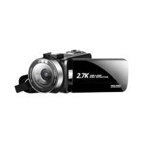 Filmadora Profissional 2K Com Zoom De 16X, Câmera Infravermelha Para Vlogging, 2.7K, 48MP, Gravador