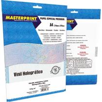 Filme Adesivo INKJET A4 135G Holográfico MIX (pacote com 10 Folhas)