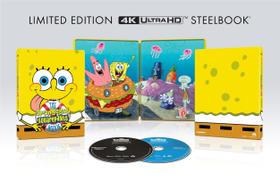 Filme Bob Esponja SquarePants Steelbook 4K UHD Blu-Ray