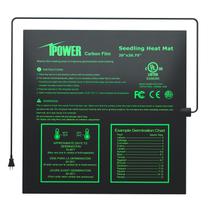 Filme de carbono atualizado Seeding Heat Mat iPower 20x52,7 cm 40W