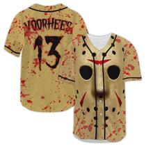 Filme de Halloween com camisa de beisebol de terror Fat Mummy para homens e mulheres Filme de Halloween com camisa de beisebol de terror Fat Mummy para homens e mulheres
