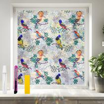 Filme de privacidade para janelas QhySunshine Stain Glass Rainbow 90x400cm