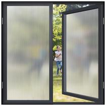 Filme de privacidade para janelas Windimiley Frosted Glass Reeded Decor