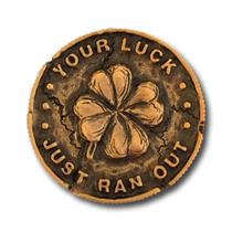 Filme de terror Collector Pin Nerd Block Leprechaun Gold Coin Filme de terror Collector Pin Nerd Block Leprechaun Gold Coin