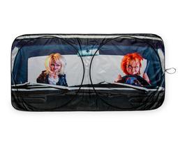 Filme de terror Sunshade Child's Play Chucky para carro 162x81cm Filme de terror Sunshade Child's Play Chucky para carro 162x81cm