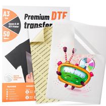 Filme de Transferência DTF KASYU 50 Folhas 28x43cm Sublimação Filme de Transferência DTF KASYU 50 Folhas 28x43cm Sublimação