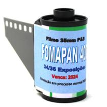 Filme Fomapan ISO 400 35mm 34 a 36 Poses Preto e Branco Rebobinado