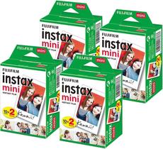 Filme Fujifilm instax Mini Instant Daylight 20 exposições x 4