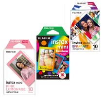 Filme Fujifilm Instax Mini Kit Cores 30 Poses Filme Fujifilm Instax Mini Kit Cores 30 Poses