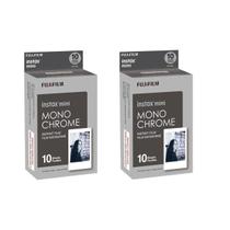 Filme Fujifilm Instax Mini Monocromático, pacote com 2 (20 exposições)