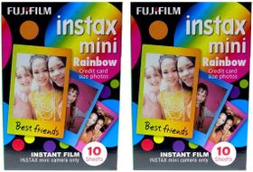 Filme Fujifilm Instax Mini Rainbow - 20 Folhas