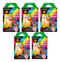 Filme Fujifilm Instax Mini Rainbow - 50 Poses Filme Fujifilm Instax Mini Rainbow - 50 Poses