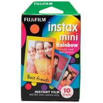 Filme Fujifilm Instax Mini Rainbow - Pacote com 50 Folhas