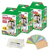 Filme Fujifilm Mini Instant (branco) para Fujifilm Mini 8, 9, 11