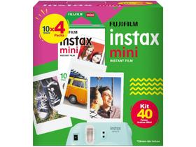 Filme instantâneo Fujifilm Instax Borda Branca com 40 poses Filme instantâneo Fujifilm Instax Borda Branca com 40 poses