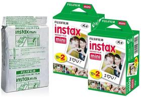 Filme Instantâneo Fujifilm Instax Mini, 10 Folhas5 Pacotes(Total 50 Fotos)Embalagem Granel