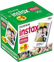 Filme Instantâneo Fujifilm Instax Mini - 5 Pacotes com 10 Folhas
