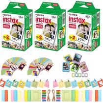 Filme Instantâneo Fujifilm Instax Mini 60 Fotos + 40 Adesivos