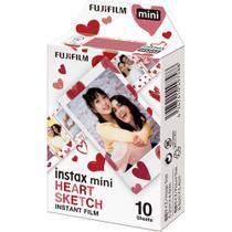Filme instantâneo Fujifilm instax mini Heart Sketch (10 fotos)