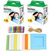Filme instantâneo Fujifilm instax Square 40 Exposições e molduras