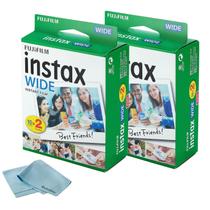 Filme instantâneo Fujifilm Instax Wide 40 Exposições + Tecido