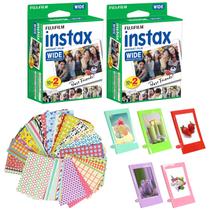 Filme Instantâneo Fujifilm Instax Wide - Pacote com 80 Folhas e Molduras