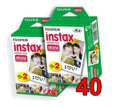 Filme instantaneo instax pack com 40 unidades
