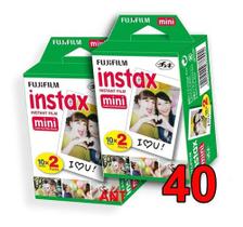 Filme instantaneo instax pack com 40 unidades