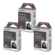 Filme Instantâneo Monocromático Fujifilm Instax Mini Pacote com 3 Unidades