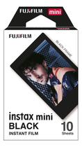 Filme Instax Mini Black Instantâneo Fuji Pack 10 Fotos - Fujifilm