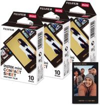 Filme instax mini contact sheet - 30 - kit Filme instax mini contact sheet - 30 - kit