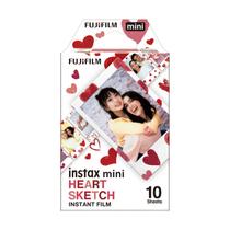 Filme Instax Mini Heart Sketch Fujifilm - 10 Exposições