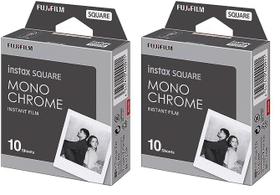Filme instax Square Monocromático Fujifilm - 10 exposições (x2)