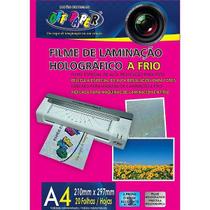Filme Laminação Holografico A Frio A4 Cacos De Vidro 20Fls Filme Laminação Holografico A Frio A4 Cacos De Vidro 20Fls