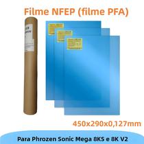 Filme Nfep Pfa De 15 Tamanhos, 450x290x0.127mm, 3 Peças Para Impressora 3d Phrozen Sonic Mega 8ks 8k