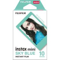 Filme para Instax Mini Sky Blue com 10 Fotos - 10 Filmes Instantâneos - Fujifilm