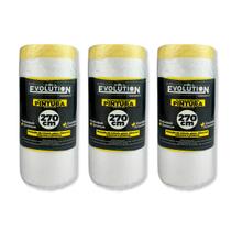 Filme Plástico De Proteção Para Pintura Com Rolo 2,70m X 20m Protege Fácil Cobertura Ampla Para Pisos Móveis E Superfícies Em Reformas E Obras Filme Plástico De Proteção Para Pintura Com Rolo 2,70m X 20m Protege Fácil Cobertura Ampla Para Pisos Móveis E Superfícies Em Reformas E Obras