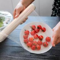 Filme Plástico Filme PVC para Cozinha Uso Doméstico Proteção de Alimentos Material Atóxico 45CMX300M