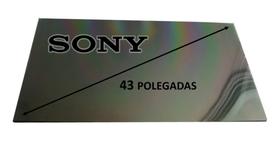 Filme Polarizador TV compatível c/ Sony 43 Polegadas