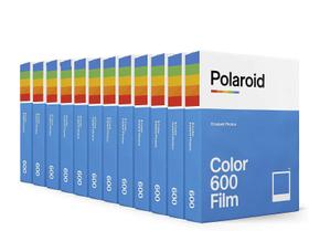 Filme Polaroid Originals Color para 600, pacote com 12, 96 fotos