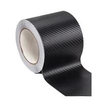 Filme Protetor De Porta De Carro Em Fibra De Carbono Nano 3D Preto, Impermeável E Anti-Risco, Fita