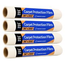 Filme Protetor para Carpete TapeManBlue 91 cm x 61 m 4 Rolos Filme Protetor para Carpete TapeManBlue 91 cm x 61 m 4 Rolos