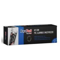 Filme pvc 15m+papel aluminio 4m+saco multifrizeer 3kg royalpack 20x1