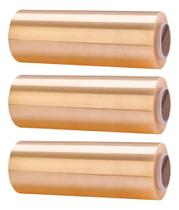 Filme Pvc Plastico 28cm X 300m - Rolo / Bobina 3 Un Filme Pvc Plastico 28cm X 300m - Rolo / Bobina 3 Un