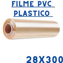 Filme Pvc Plastico 28cm X 300m - Rolo / Bobina - FILMES P.V.C