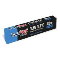 Filme PVC RoyalPack 28cmX300m - Embalagem com 6 Unidades Filme PVC RoyalPack 28cmX300m - Embalagem com 6 Unidades