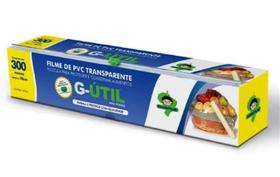 Filme PVC Trilho Cortante 38cm x 300m Resistente- Prático Higiênico e Versatil Guarufilme