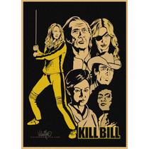 Filme retrô de pôster Kill Bill para bar, café e decoração de casa Filme retrô de pôster Kill Bill para bar, café e decoração de casa